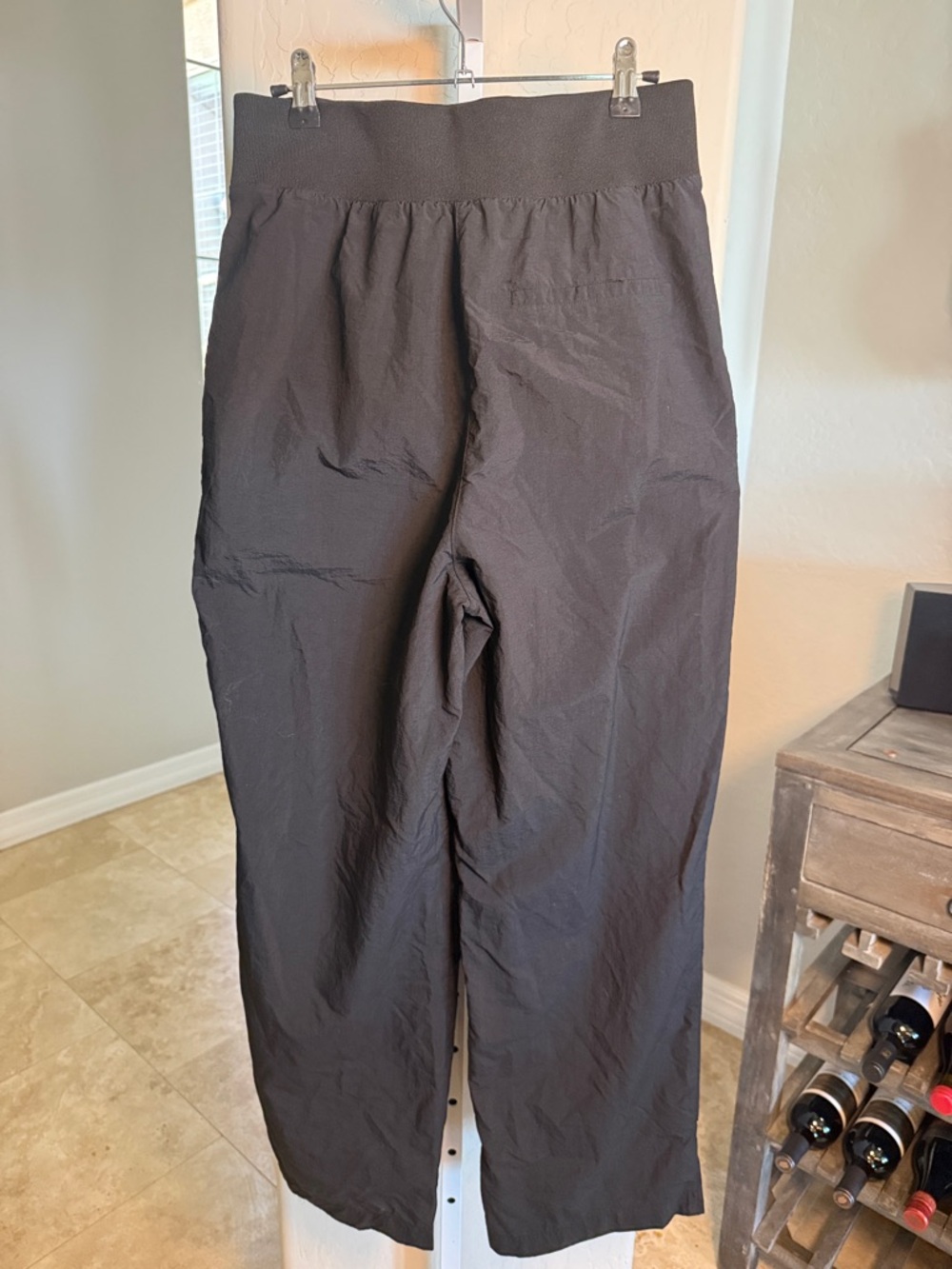 Zara Black Wide-Leg Casual Pant with pockets Tall Girl Friendly size M - Picture 4 of 9